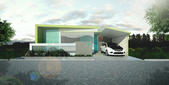 rumah dengan nuansa mewah